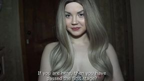Met a hot blonde on the street and brought her home to fuck POV