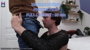 Threesome Caged Sucker Gets His Ass Destroyed and Swallows My Cum