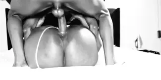 Ebony ass filled with cum from stepsons big fat cock