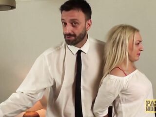 PASCALSSUBSLUTS - British Maid Amber Deen Hammered By Dom
