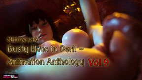 Busty Elves in Peril - Animation Anthology: Vol 9 by Chimera46
