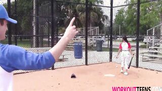 Priya Price Taking Hardcore Baseball Training