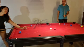 The pool game got out of hand and we ended up in bitching. Full Video
