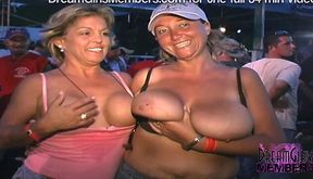 Milf Biker Babes Bare All in Public Rally