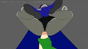 Starfire Enflamed by Ravens Seductive Embrace in Hot Titan Tryst
