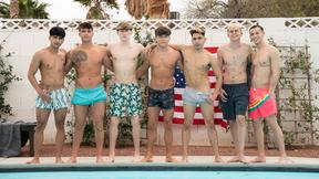 ”Drake's Naked Pool Party Group Sex”