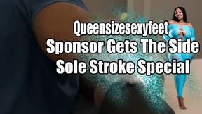 Sponsor Gets Side Sole Stroke Special