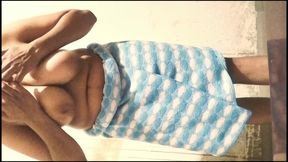 College Girl Pussy Fingering While Showering in Bathroom