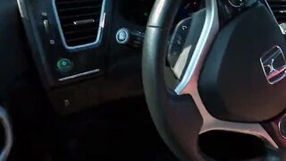 19 Year Old Cheerleader blows strangers penis into vehicle and swallows