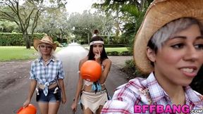 Teen princess takes monster cock in reverse cowgirl