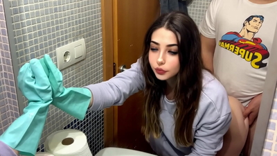 How nice when you fuck your stepdaughter while your wife makes dinner