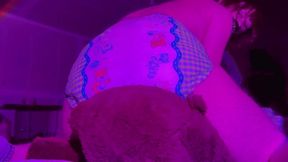Humping my Bear in a Soggy Diaper