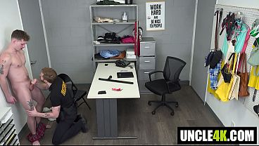 Pump Gingers Officers hole Jock the Stripper, Drew Skylar