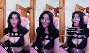 Emo/goth egirl erniedrigt dich cuckold