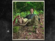 Naga Monster Tickle Tortures Jeremy's Bare Feet with its Tongue