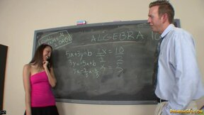 Naughty Nadia fucking hardcore by her teacher