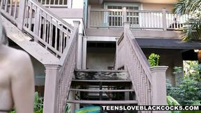 ”TEENS LOVE EBONY COCKS Chloe Temple's monster cock BJ”