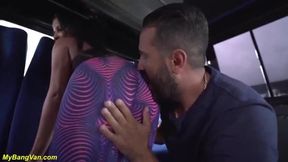 Sporty Milf in Skintight Leggings Gets a Wild Ride in the Van!