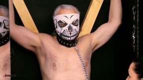 Mia's fettered Saltire CBT Handjob - 4K 2160p