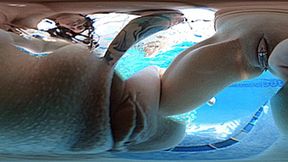 **VR 360** Sexy Underwater Tease With Nude Giantess Nikki Brooks & Sorceress Morgana