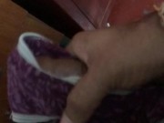 Akki's Purple Wet Panty - ජූස් පිරුනු ජංගිය