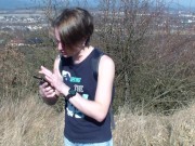 Public fucking in the mountains of Bavaria with a strange man