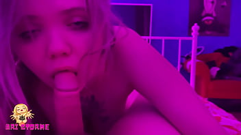 A YOUNG STUDENT OF 18  AT A PARTY GETS ORGASMS FROM SUCKING A DICK