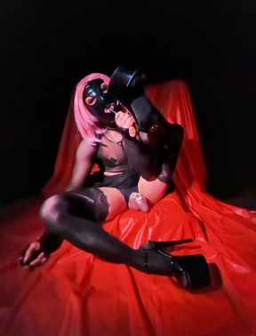 Evening workout for sissy pussy. Part 1