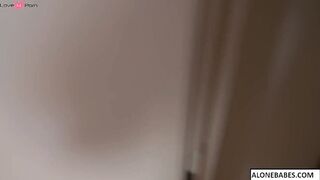 Step-Mother Loves Her StepSon's Big Dick - POV Blowjob & Creampie