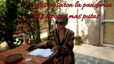 chupandosela al jardinero mientras le dije a mi marido que voy a vacunarme , completo