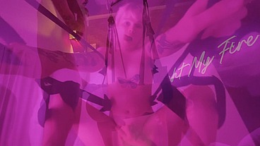 Transgirl Gets Breed In A Sex Swing
