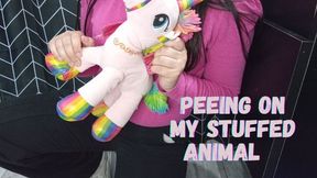 I peed on my toy bear