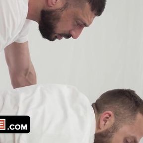 Bishop Napoli and president Lewis enjoying an intense interaction to break the ancient traditions