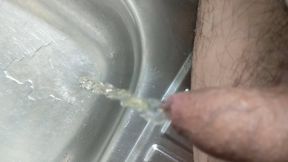 Piss into Kitchen and Bathroom Sink