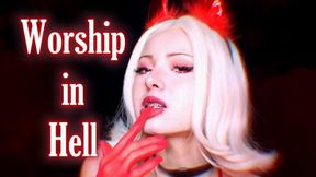 Worship in Hell - Cult Induction, Sensual Domination, Lip Fetish (mobile)