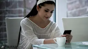 21 Natural babe rides and toys with my big cock