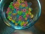Making cereal with SPECIAL milk for girlfriend-Tokinstroker1