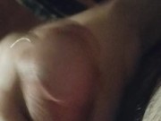 Pumping my cock for cum