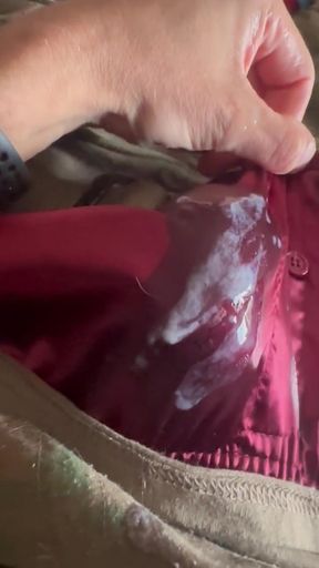 Soldier Jerks off in Some Borrowed Boxer Shorts