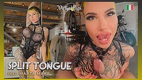 Split Tongue - Marta Make