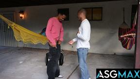 Hot Big Dick Black Stud Gapes His Fuck Friend's Ass