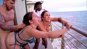 BGBG Foursome - Two Pawgs Get Their Hairy Pussies Pounded by Two Big Cocks - Steve Rickz, Chloe Kreams, Aderes Quin, Syphon Filthy