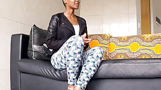 Big Tits African Girl Sloppy Sucks Big Cock Producer To Get Booked