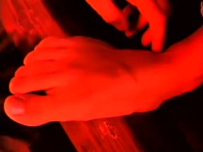 Tickle stud with feather