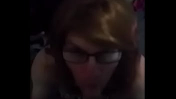 POV Older Sissy Sucking Cock