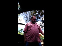 Str8 babby bear jerkin off in the park