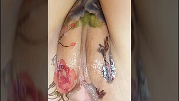 23. tattoos/masturbation/pussy clamps/pussy play/taboo/photo shoot/orgasm control/fetishart/huge labia/shaved/shaving pussy