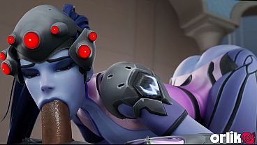 Widowmaker &ndash_ BBC Sex for Money Tight Anal Creampie (Overwatch 3D)