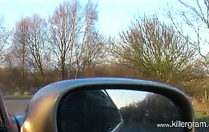 Sexy british blonde fucked intense whilst dogging