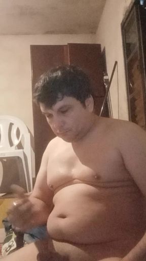 All the Cum Spread on My Tits